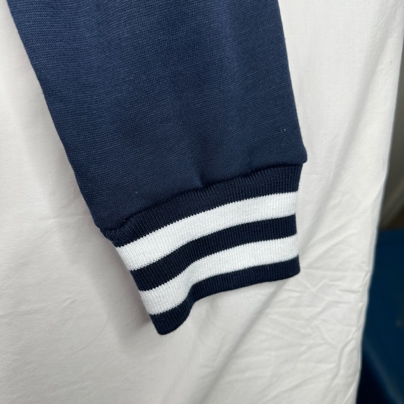 LR SCOOP Men's Nasa Crewneck Navy Gold Sweater Size L - Picture 3 of 3